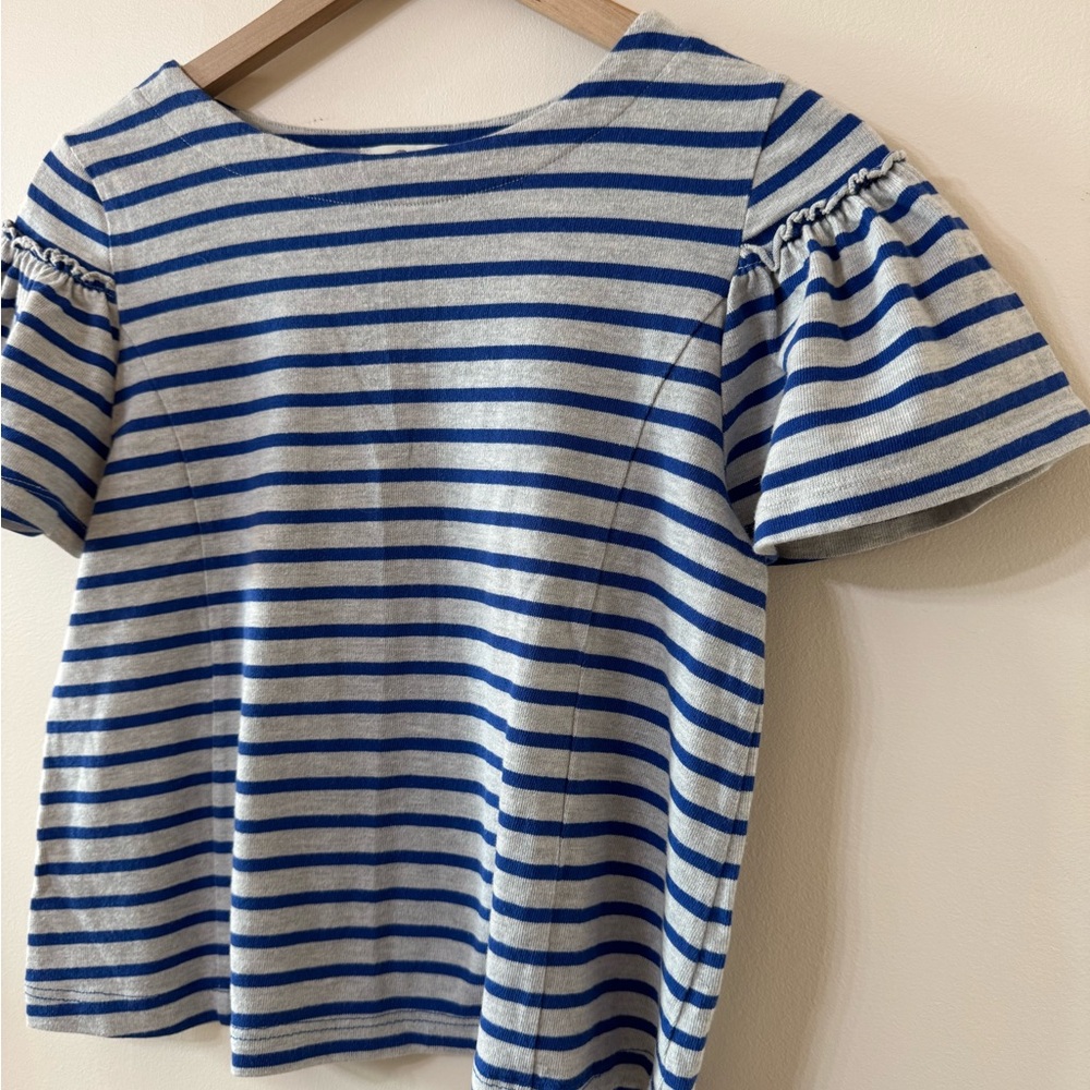 Boutique Striped Blue Top - size XS - Picture 3 of 5